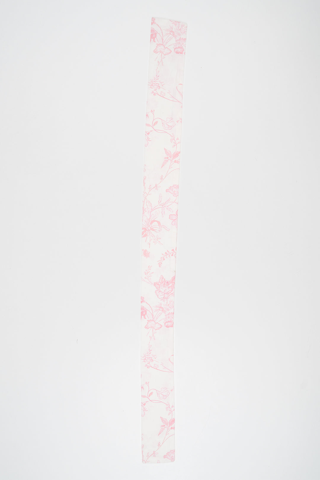Signature Ribbon Scarf – Blossom Pink