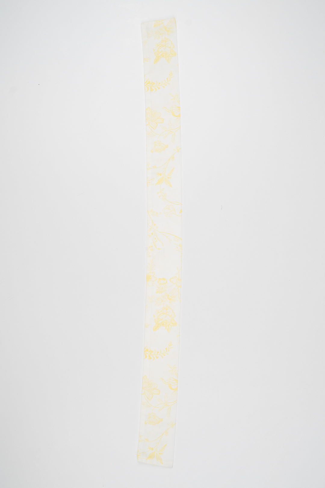 Signature Ribbon Scarf – Lemon Yellow