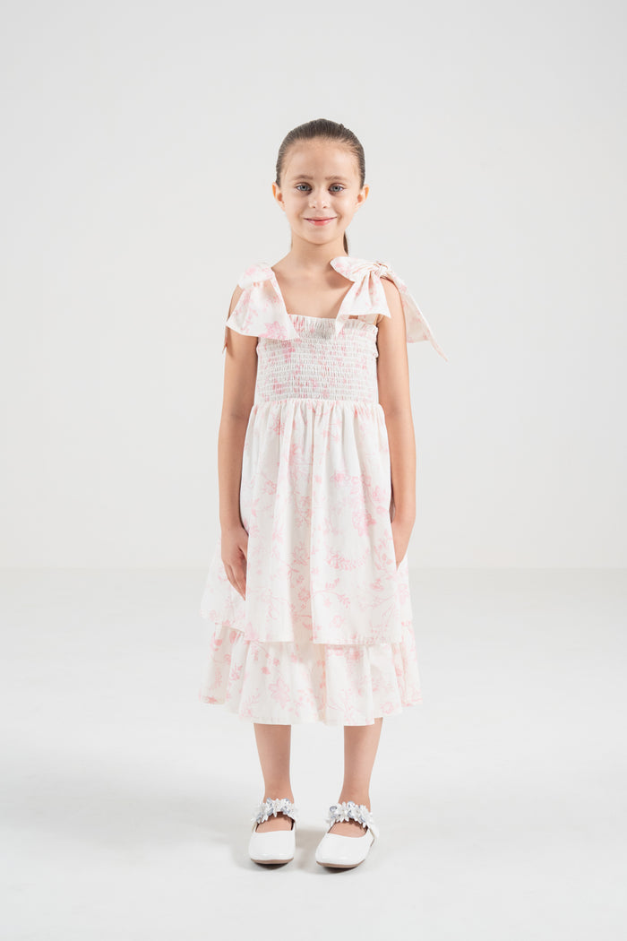 The Signature Mini Bow-Tie Dress – Blossom Pink