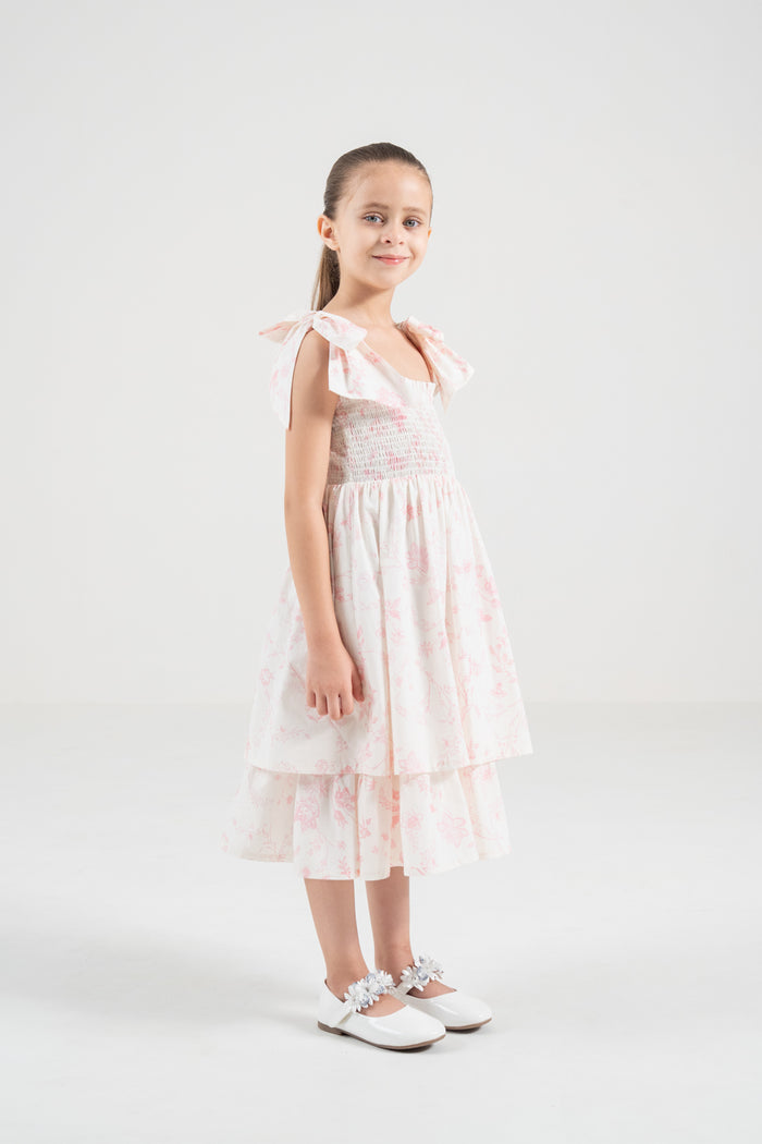 The Signature Mini Bow-Tie Dress – Blossom Pink