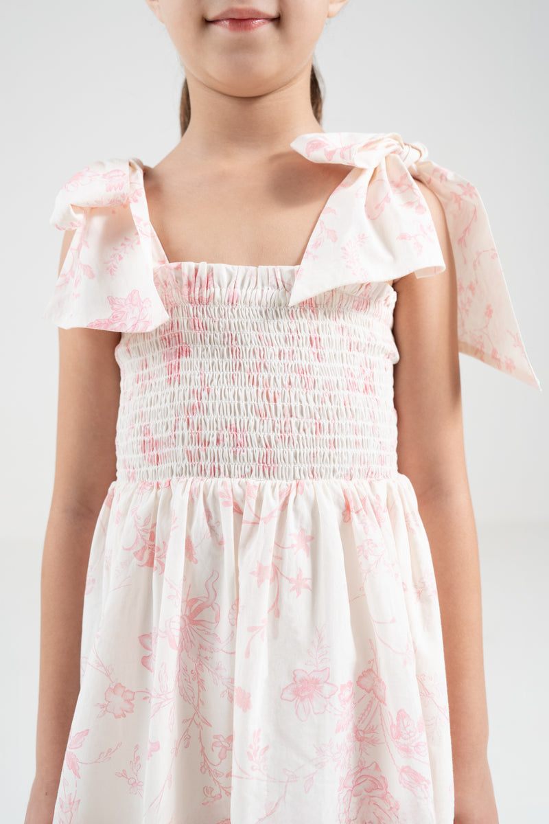 The Signature Mini Bow-Tie Dress – Blossom Pink