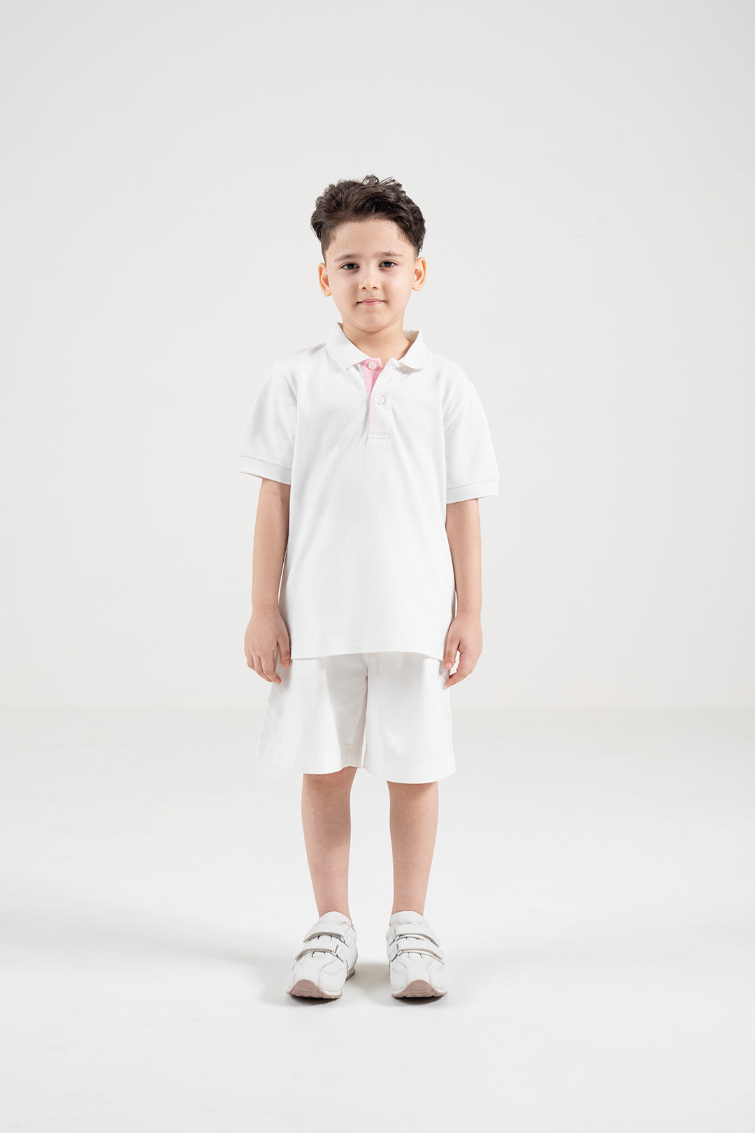 Unisex Polo Shirt – Blossom Pink Trim