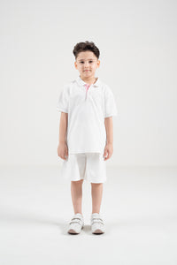 Unisex Polo Shirt – Blossom Pink Trim