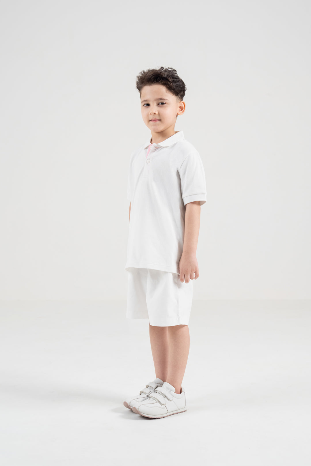 Unisex Polo Shirt – Blossom Pink Trim