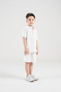 Unisex Polo Shirt – Blossom Pink Trim