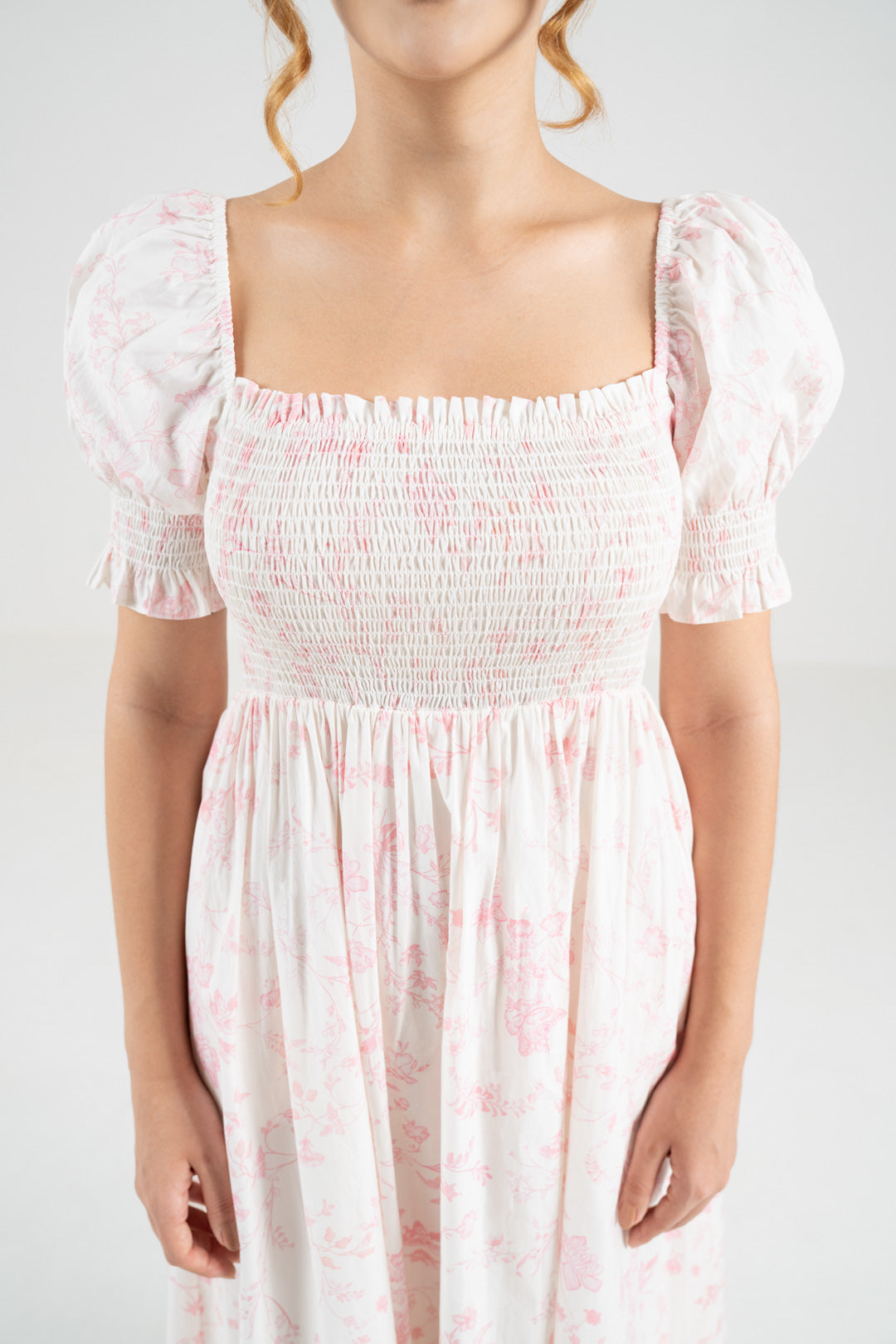The Signature Puff Sleeve Dress – Blossom Pink