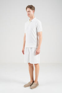 Unisex Polo Shirt – Lemon Yellow Trim