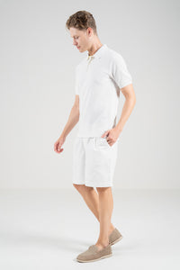 Unisex Polo Shirt – Lemon Yellow Trim