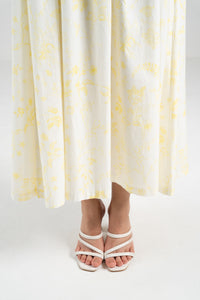 The Signature Puff Sleeve Dress – Lemon Yellow