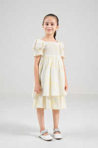 The Signature Mini Puff Sleeve Dress – Lemon Yellow