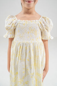 The Signature Mini Puff Sleeve Dress – Lemon Yellow
