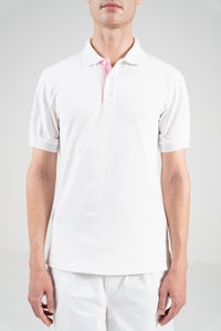 Unisex Polo Shirt – Blossom Pink Trim
