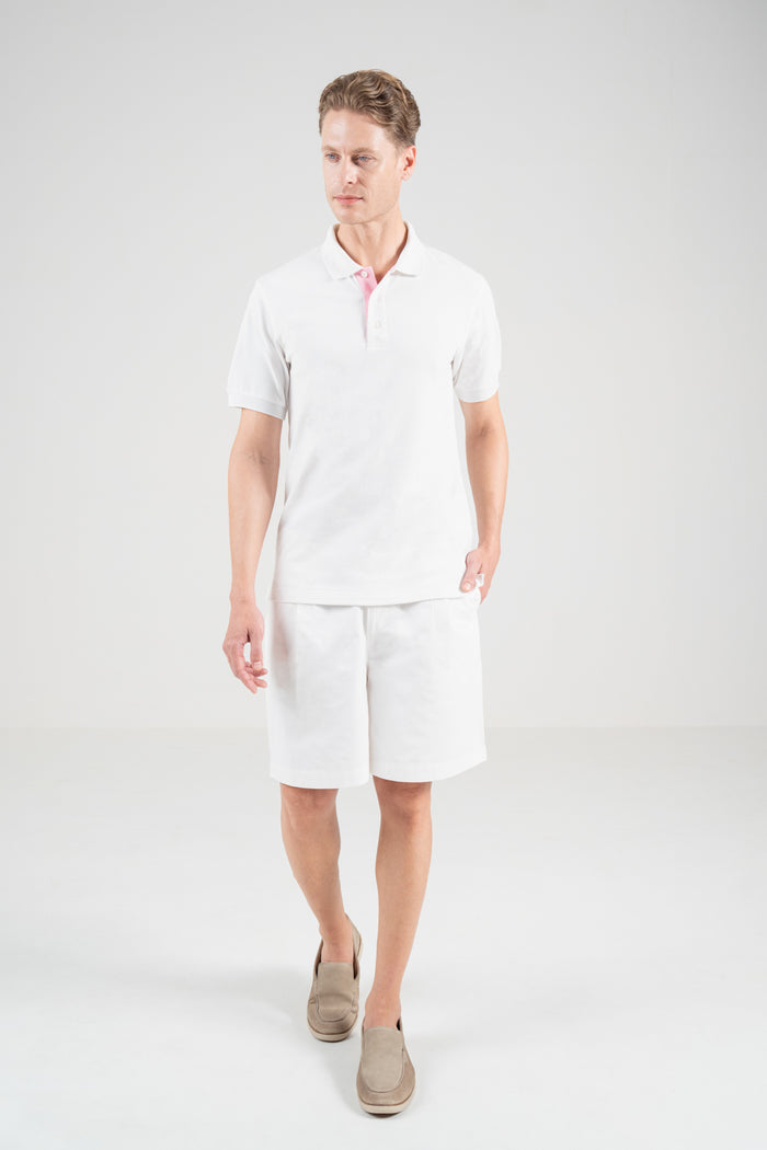 Unisex Polo Shirt – Blossom Pink Trim
