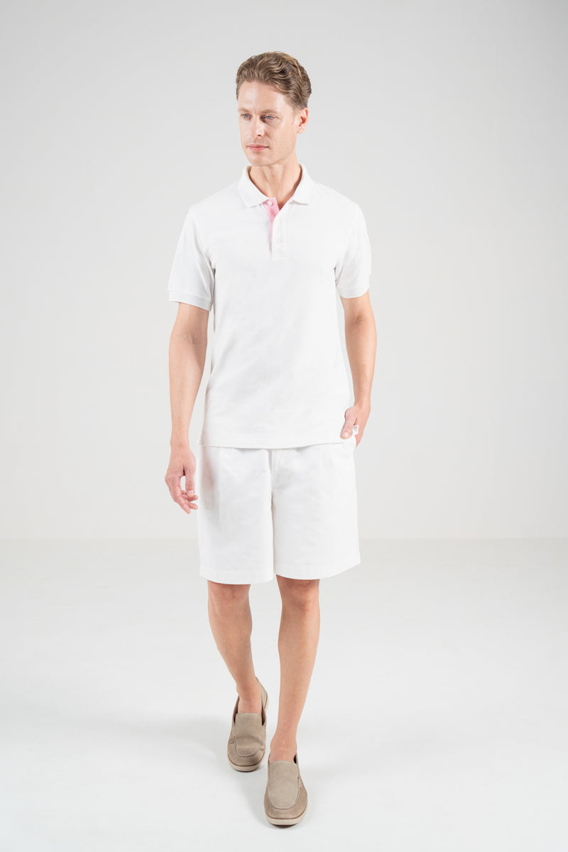 Unisex Polo Shirt – Blossom Pink Trim