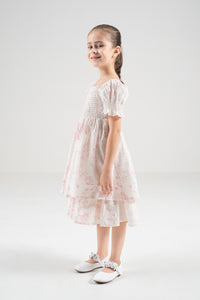 The Signature Mini Puff Sleeve Dress – Blossom Pink