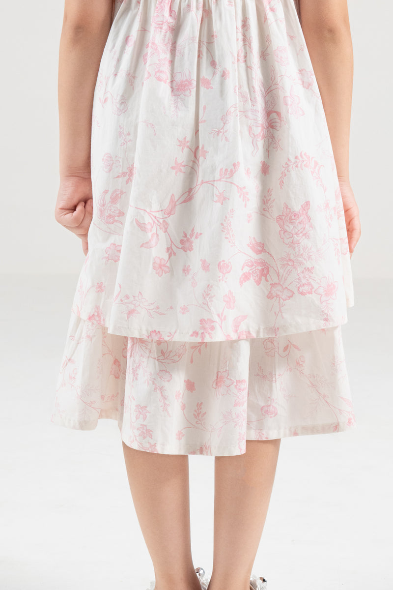 The Signature Mini Puff Sleeve Dress – Blossom Pink