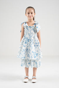 The Signature Mini Bow-Tie Dress – Island Blue