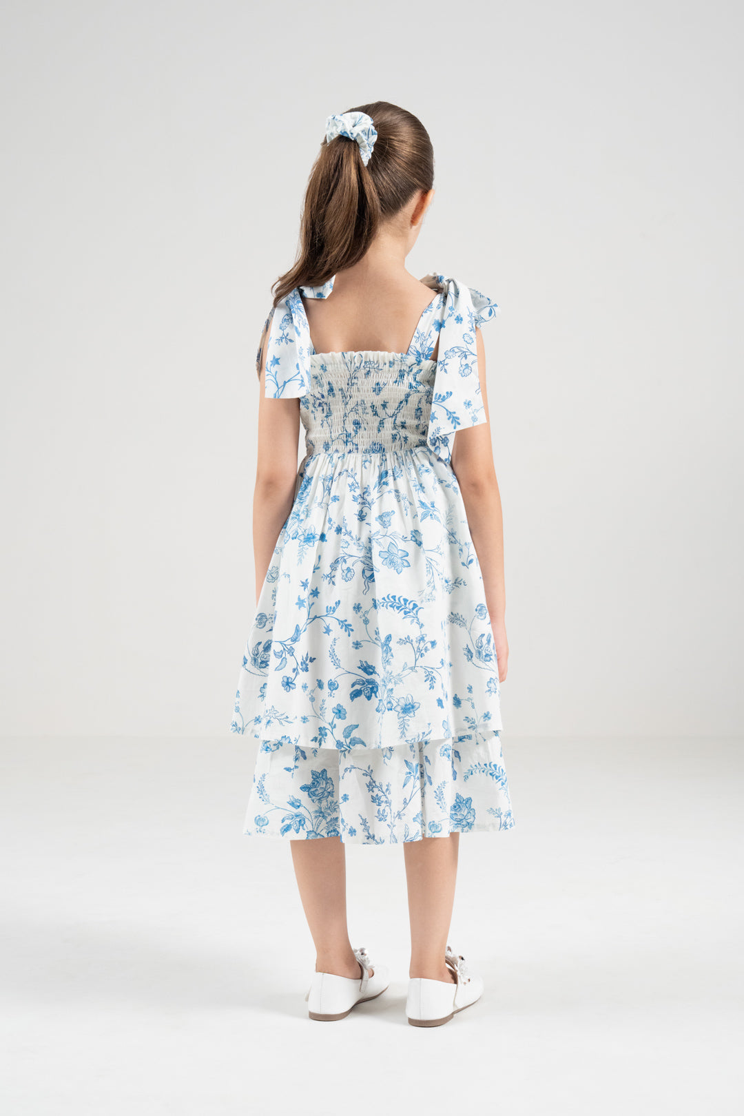 The Signature Mini Bow-Tie Dress – Island Blue