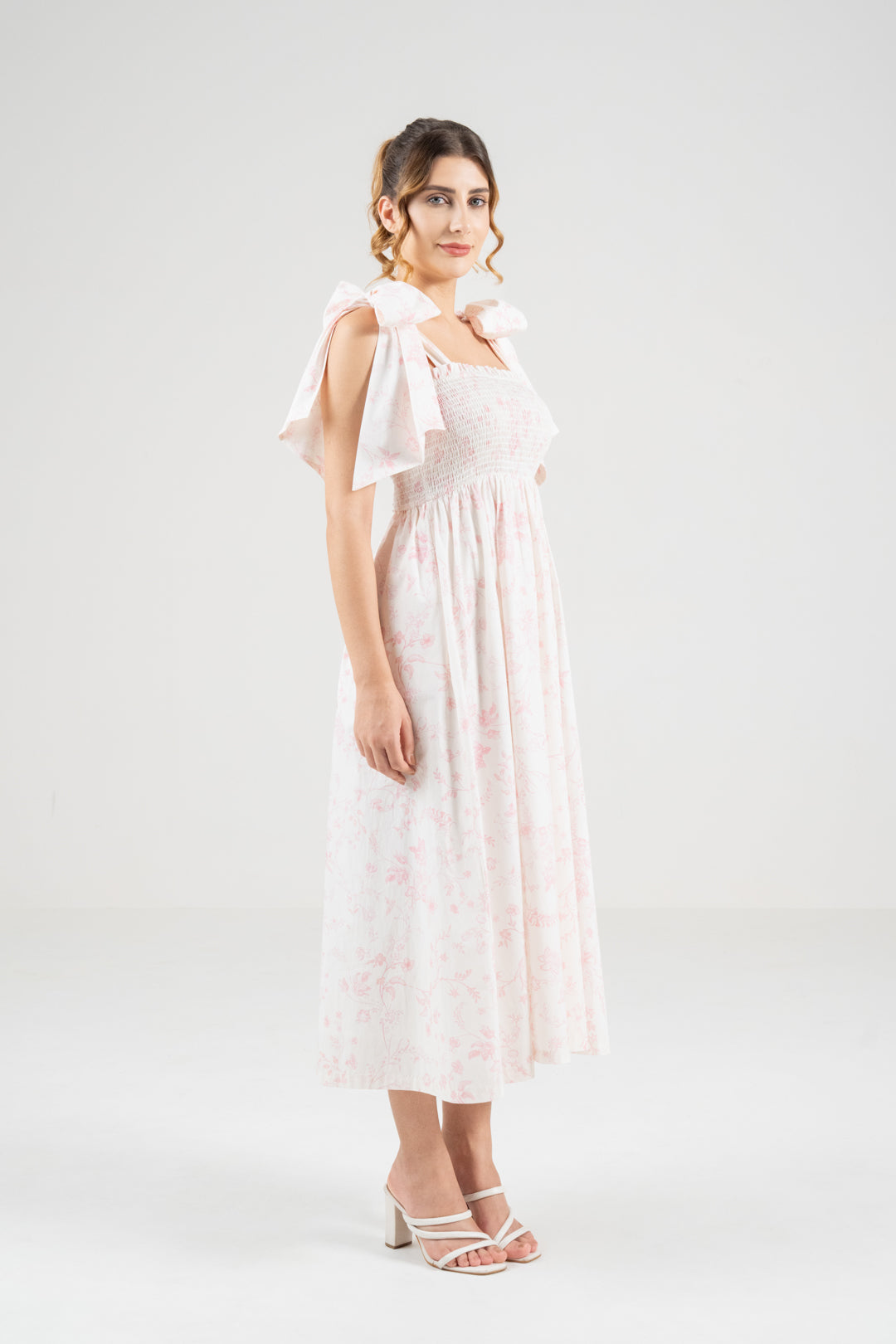 The Signature Bow-Tie Dress – Blossom Pink
