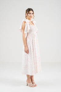 The Signature Bow-Tie Dress – Blossom Pink