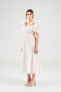 The Signature Bow-Tie Dress – Blossom Pink