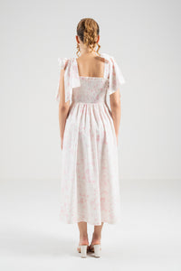 The Signature Bow-Tie Dress – Blossom Pink
