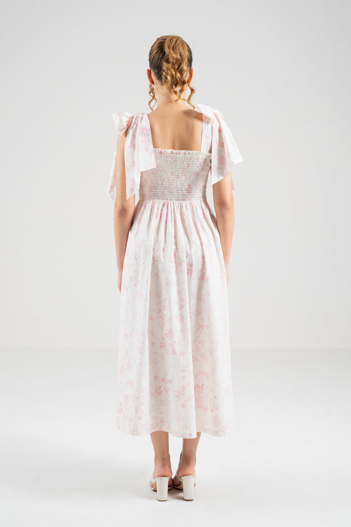 The Signature Bow-Tie Dress – Blossom Pink