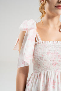 The Signature Bow-Tie Dress – Blossom Pink