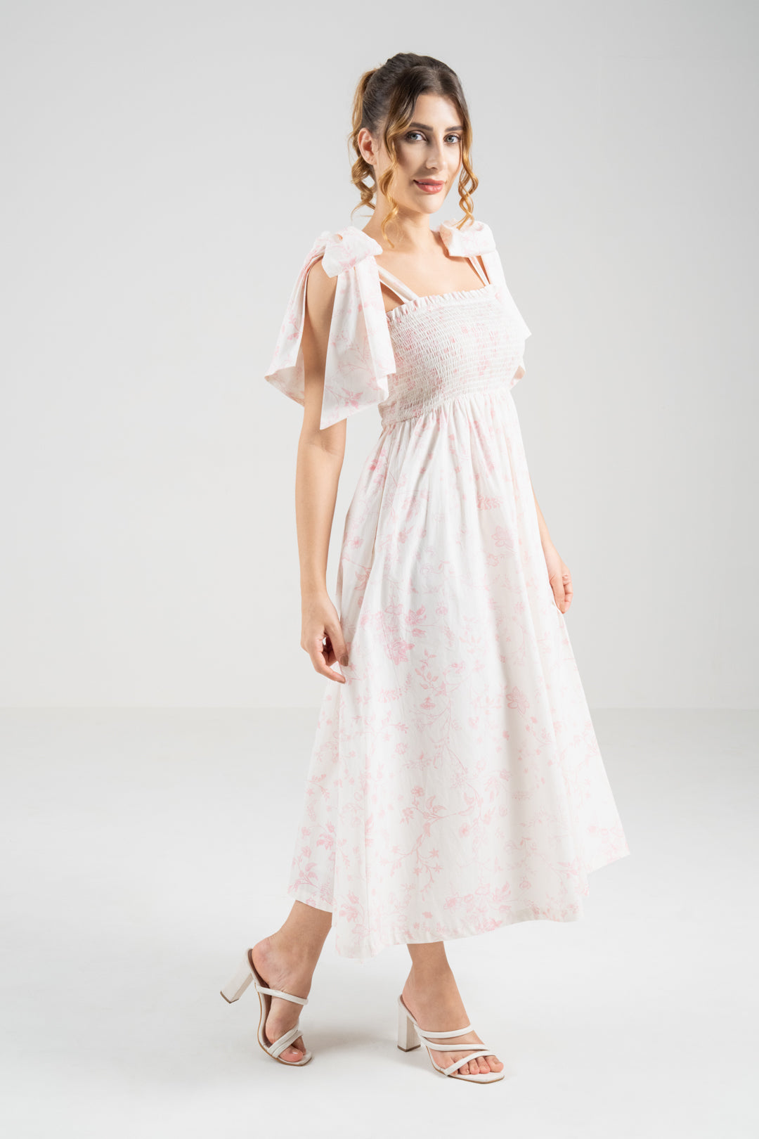The Signature Bow-Tie Dress – Blossom Pink