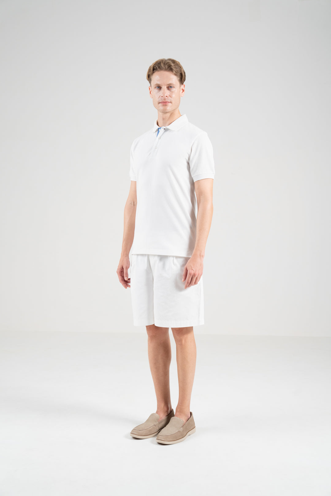 Unisex Polo Shirt – Island Blue Trim