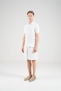 Unisex Polo Shirt – Island Blue Trim