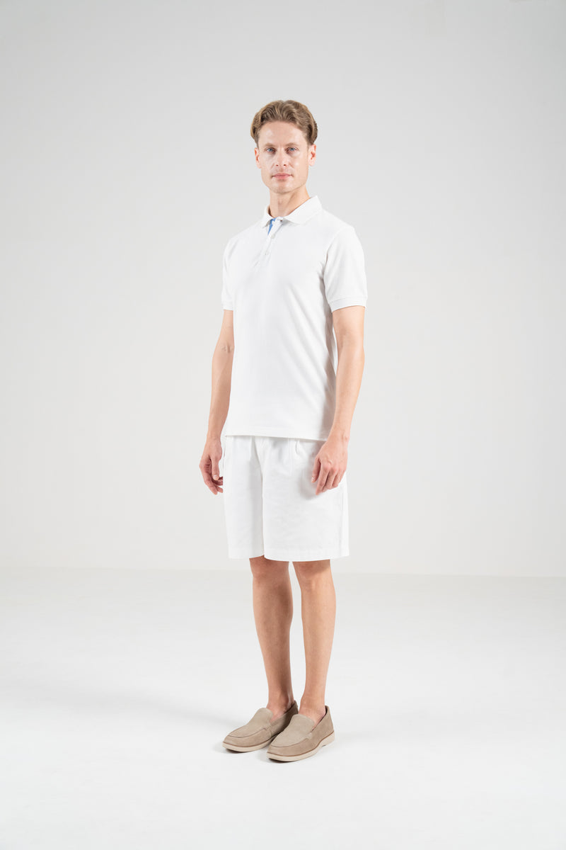 Unisex Polo Shirt – Island Blue Trim