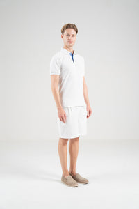 Unisex Polo Shirt – Island Blue Trim
