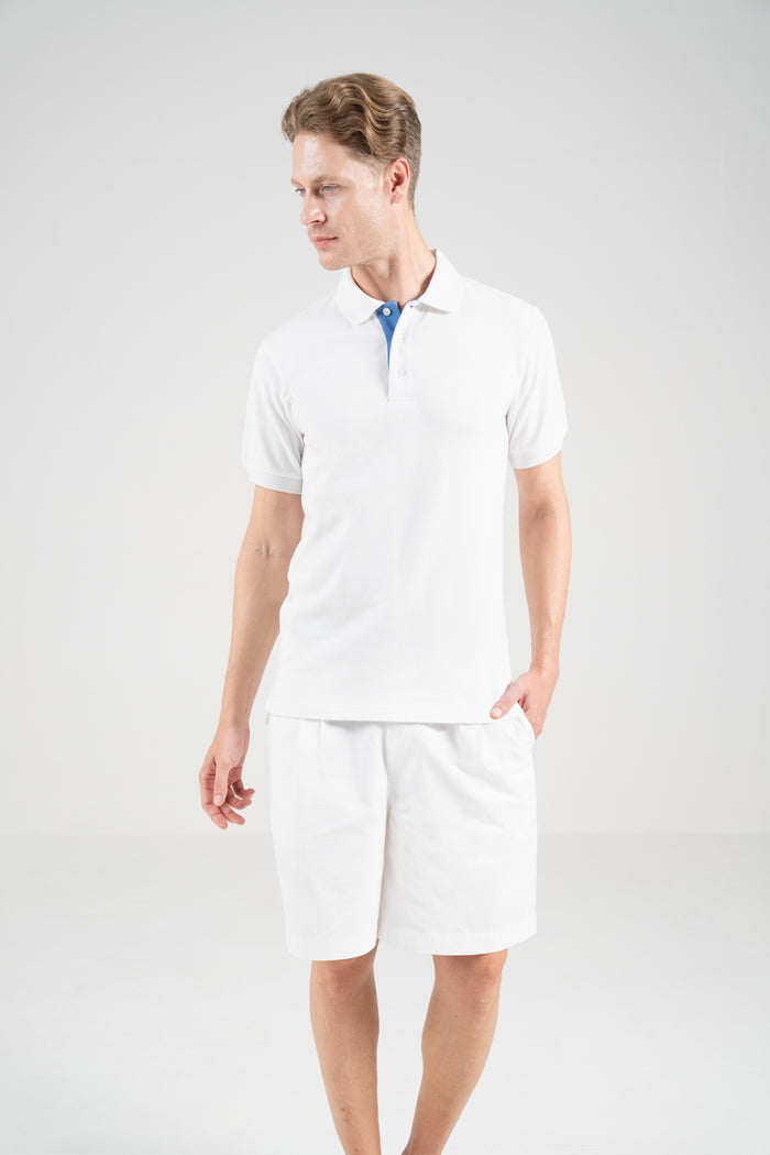 Unisex Polo Shirt – Island Blue Trim