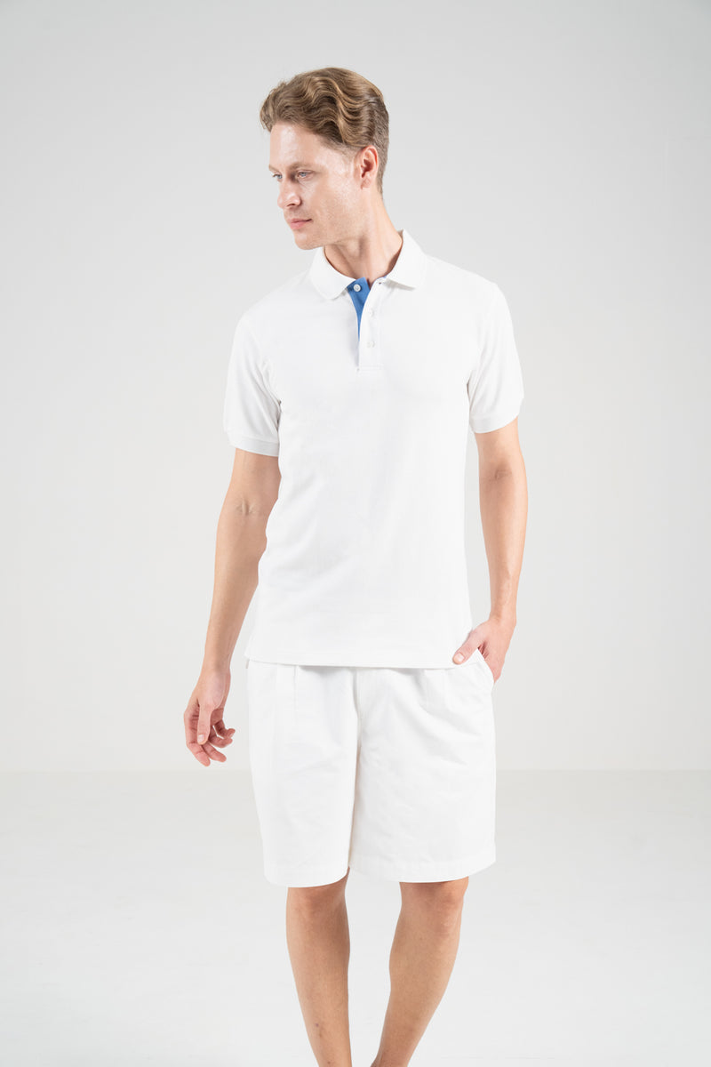 Unisex Polo Shirt – Island Blue Trim