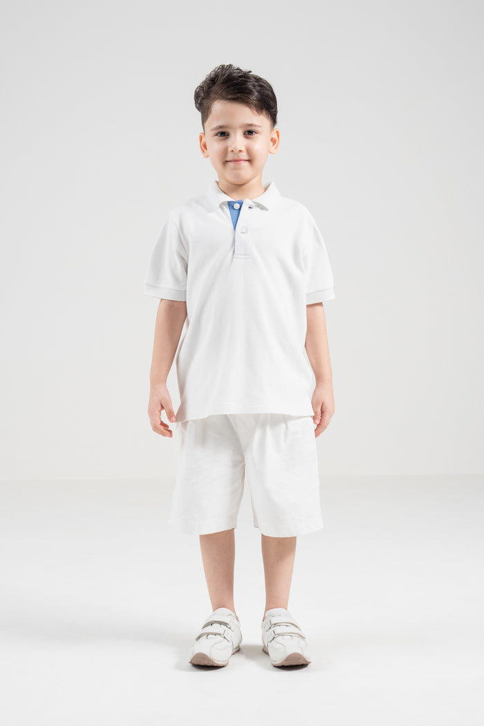 Unisex Polo Shirt – Island Blue Trim