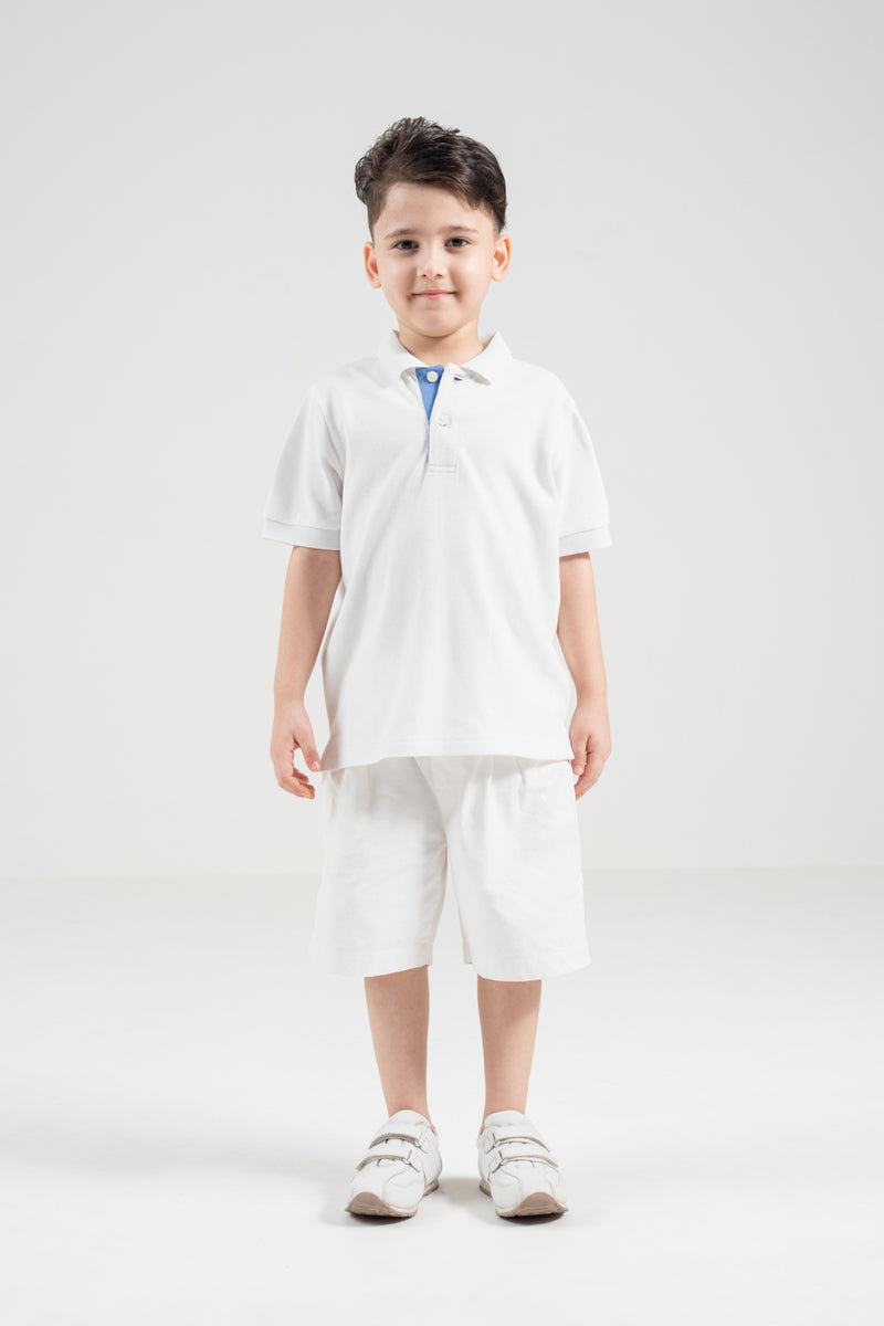 Unisex Polo Shirt – Island Blue Trim