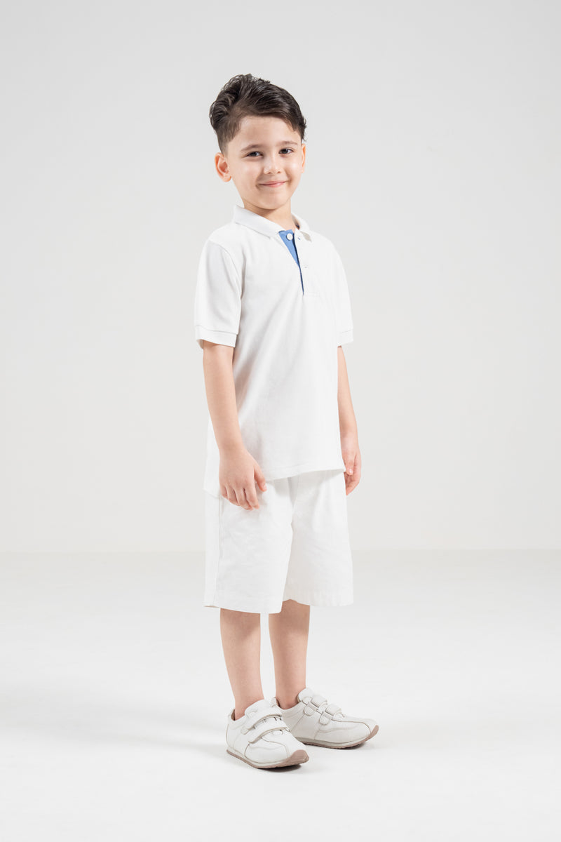 Unisex Polo Shirt – Island Blue Trim