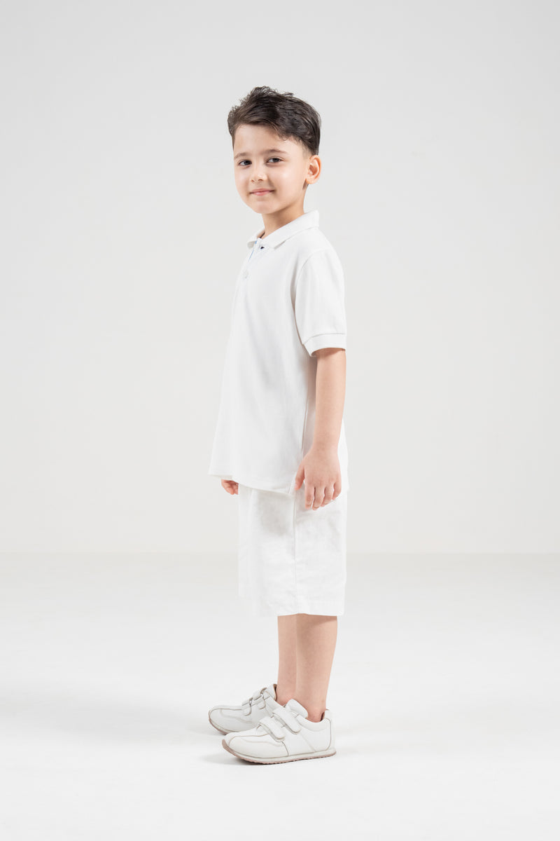 Unisex Polo Shirt – Island Blue Trim