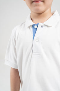 Unisex Polo Shirt – Island Blue Trim