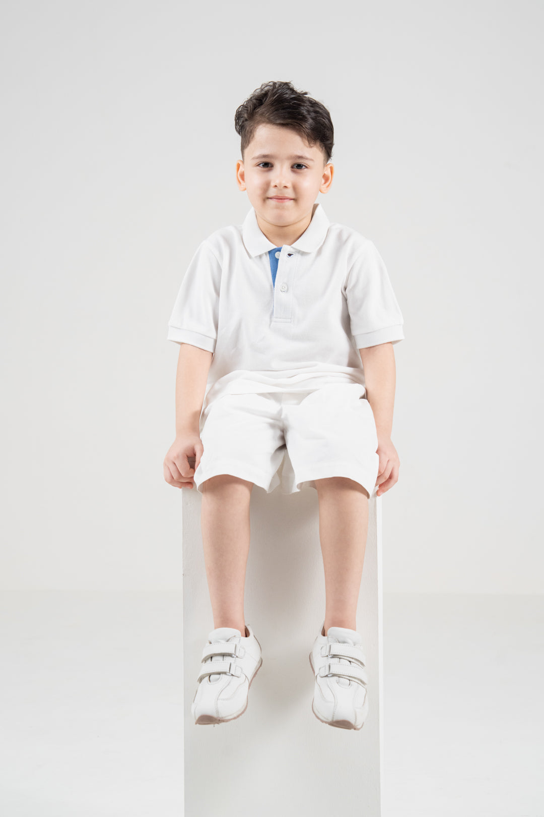 Unisex Polo Shirt – Island Blue Trim