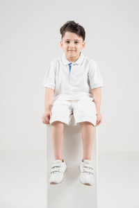 Unisex Polo Shirt – Island Blue Trim