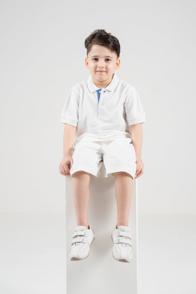 Unisex Polo Shirt – Island Blue Trim