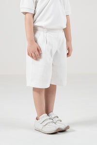 Unisex Tailored Shorts – Crisp White
