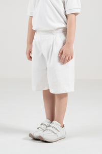 Unisex Tailored Shorts – Crisp White
